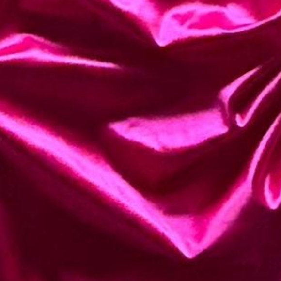 NWT Windsor Magenta Metallic Ruched Mini Dress – Size Small - Picture 4 of 4